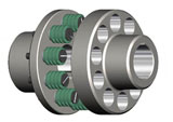 Drum gear coupling