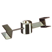 Folding blade type agitator